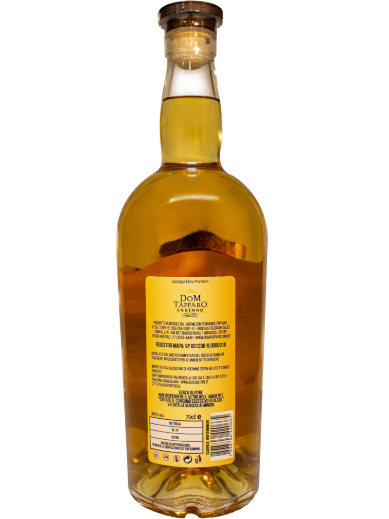Cachaça Extra Premium 12 Anni Rovere Europeo - 700ml - immagine 2