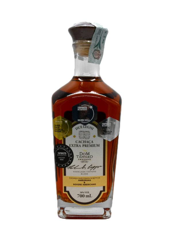 Cachaça Extra Premium Ademilson Tápparo DUE LEGNI – 700 ml